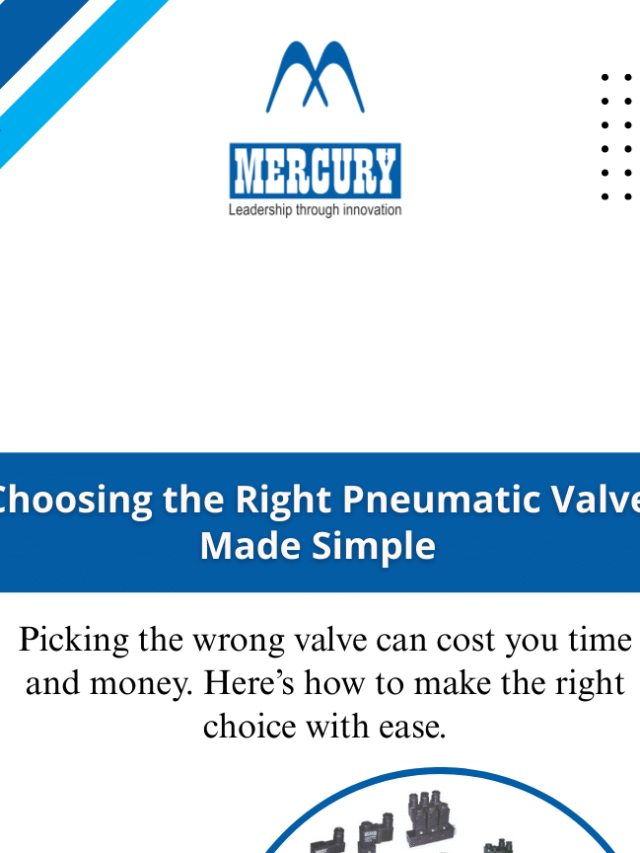 Choosing the Right Pneumatic Valve – Tips & Solutions | Mercury